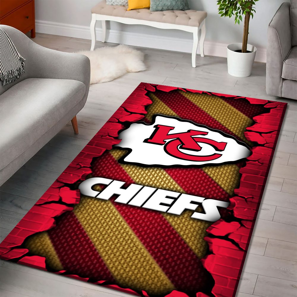 Kansas City Chiefs DMHF0505 Multicolor Rug