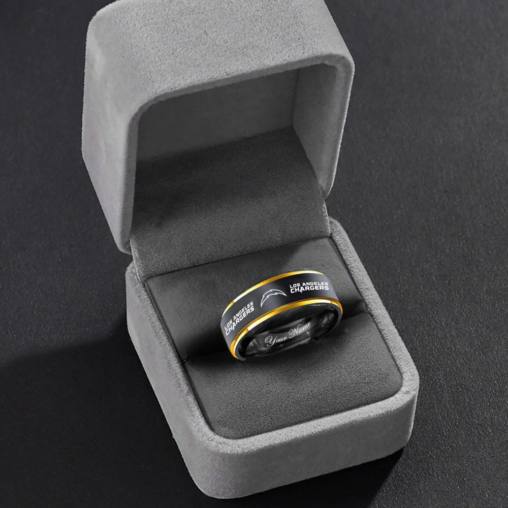 Los Angeles Chargers | Stainless Steel Rings