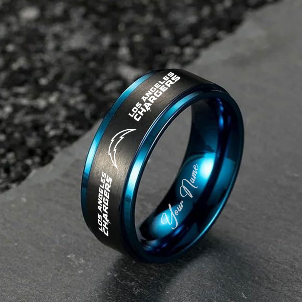 Los Angeles Chargers | Stainless Steel Rings