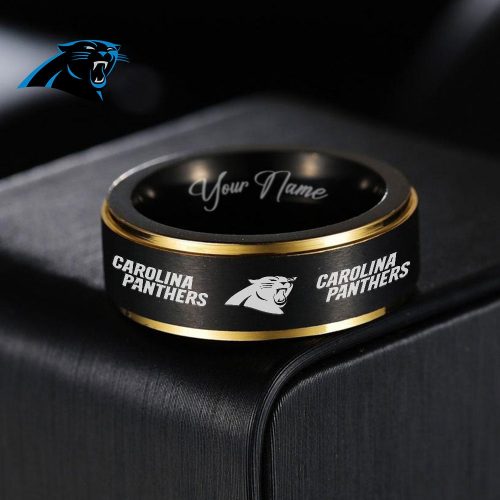 Carolina Panthers | Stainless Steel Rings