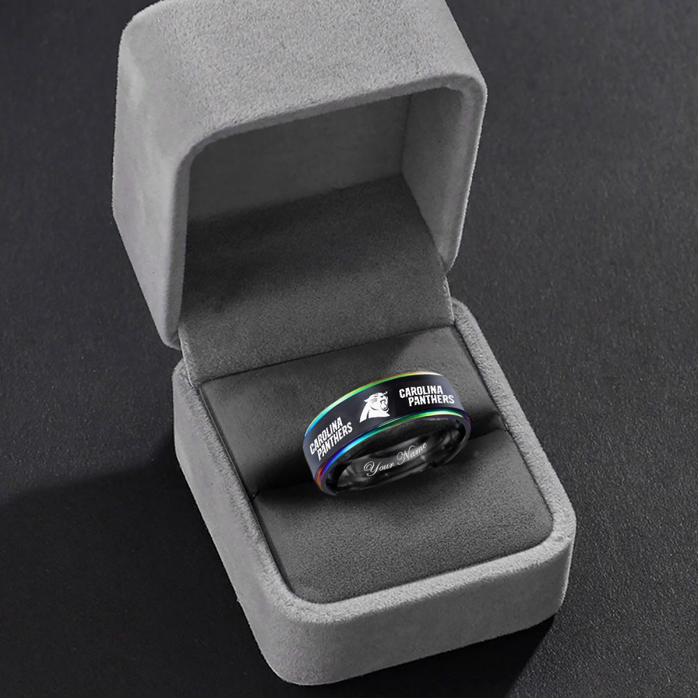 Carolina Panthers | Stainless Steel Rings