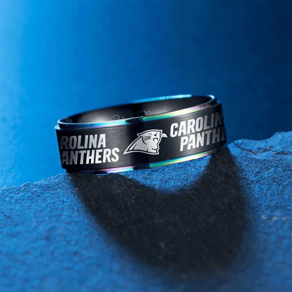 Carolina Panthers | Stainless Steel Rings