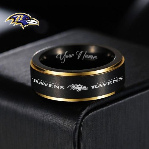 Baltimore Ravens | Stainless Steel Rings