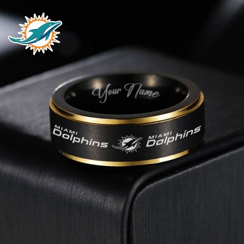 Miami Dolphins | Stainless Steel Rings