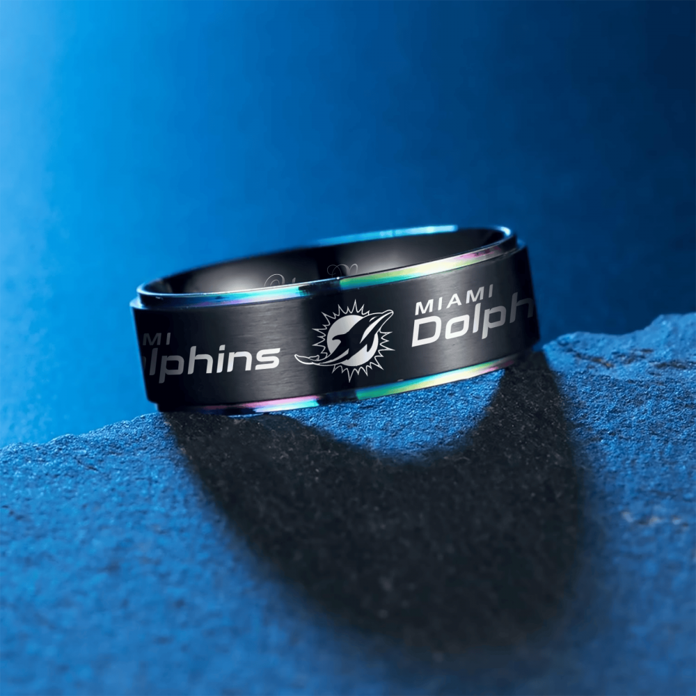 Miami Dolphins | Stainless Steel Rings