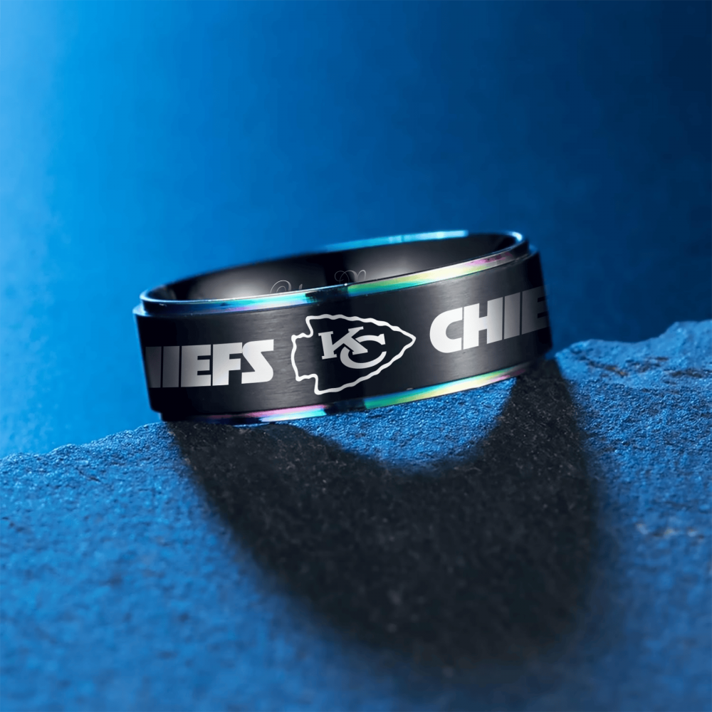 Kansas City Chiefs | Stainless Steel Rings