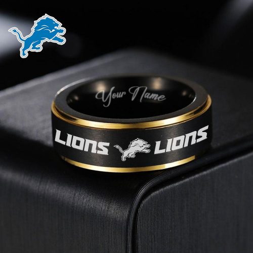 Detroit Lions | Stainless Steel Rings