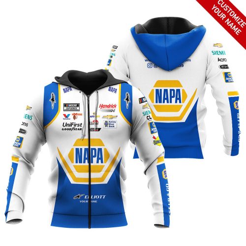 Chase Elliott | Premium Car Racing 3D Printed Apparels