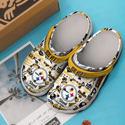 Pittsburgh Steelers Clogs Shoes PURSQ1414