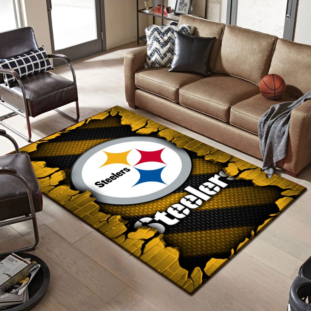 Pittsburgh Steelers DMHF0516 Multicolor Rug