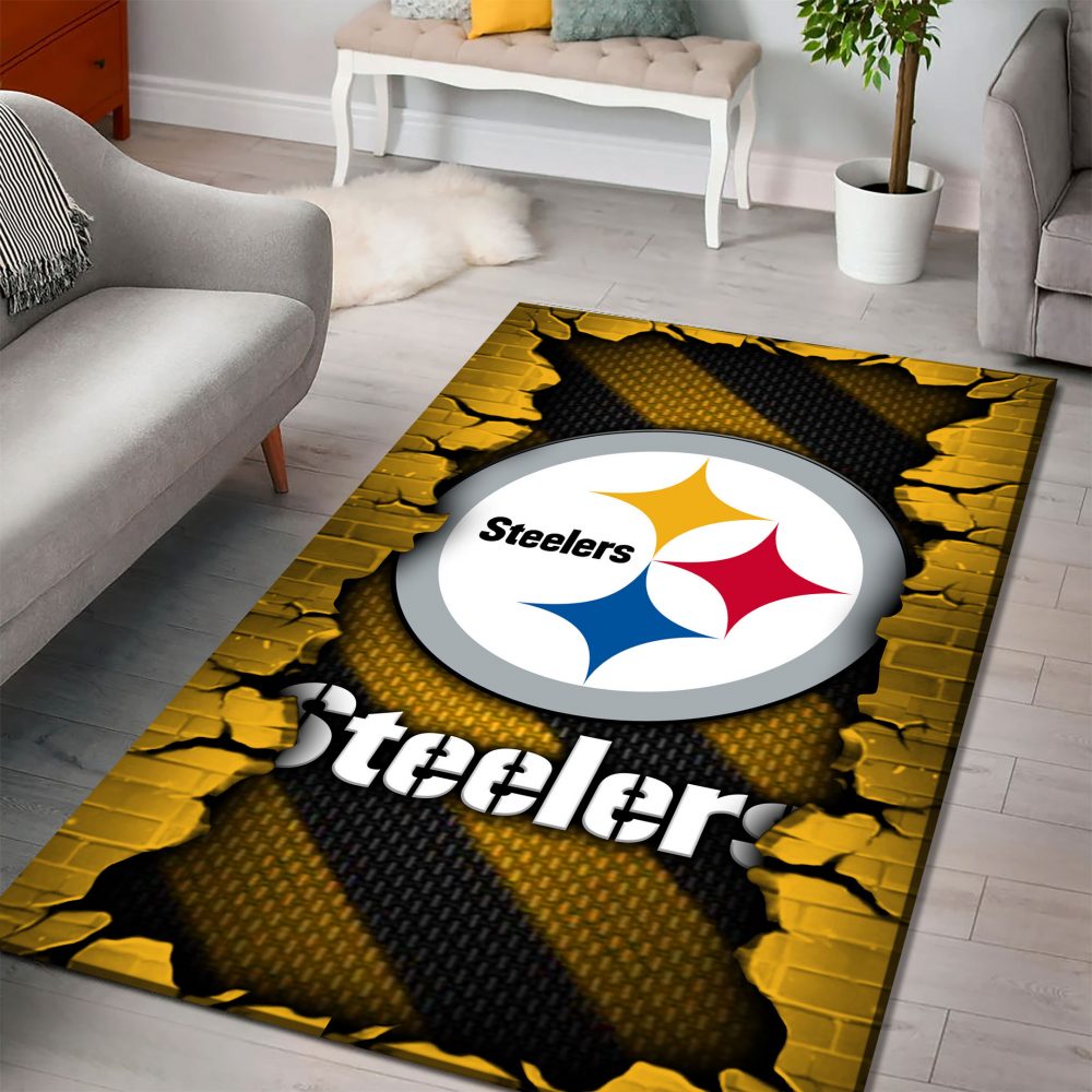 Pittsburgh Steelers DMHF0516 Multicolor Rug