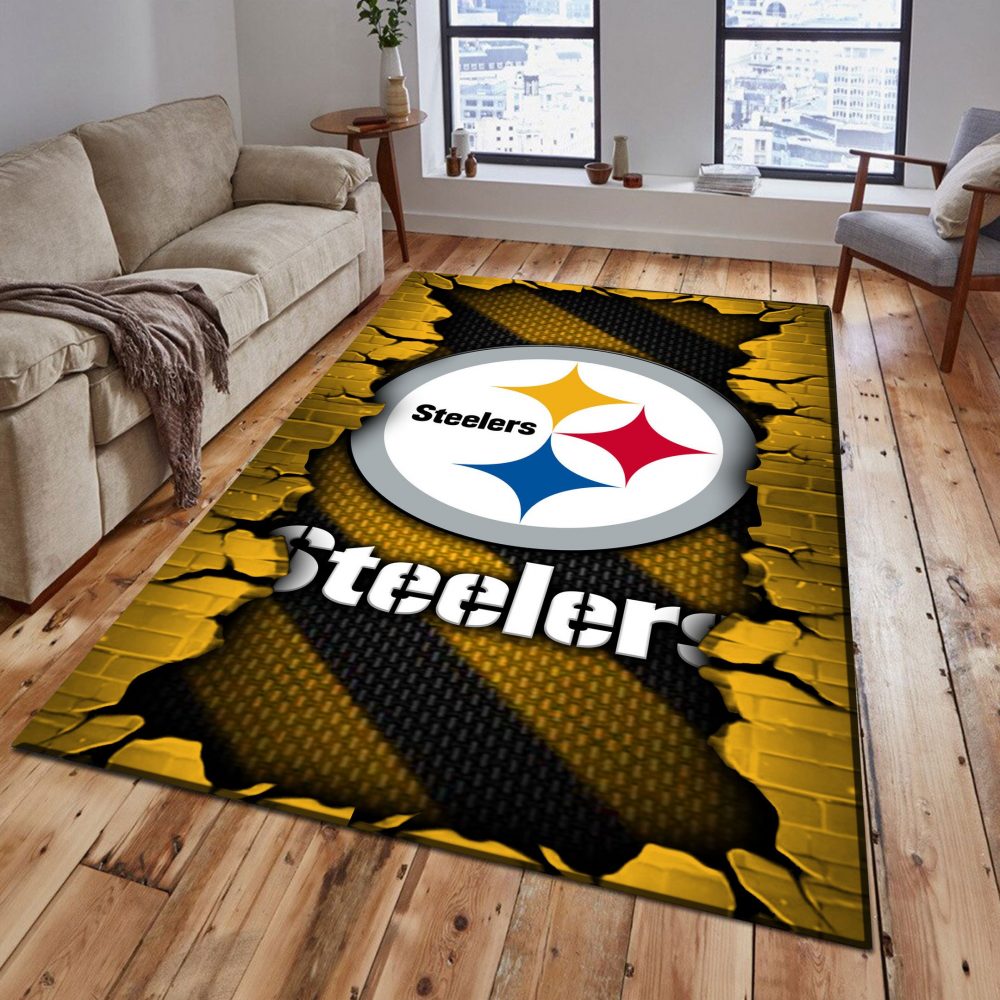 Pittsburgh Steelers DMHF0516 Multicolor Rug