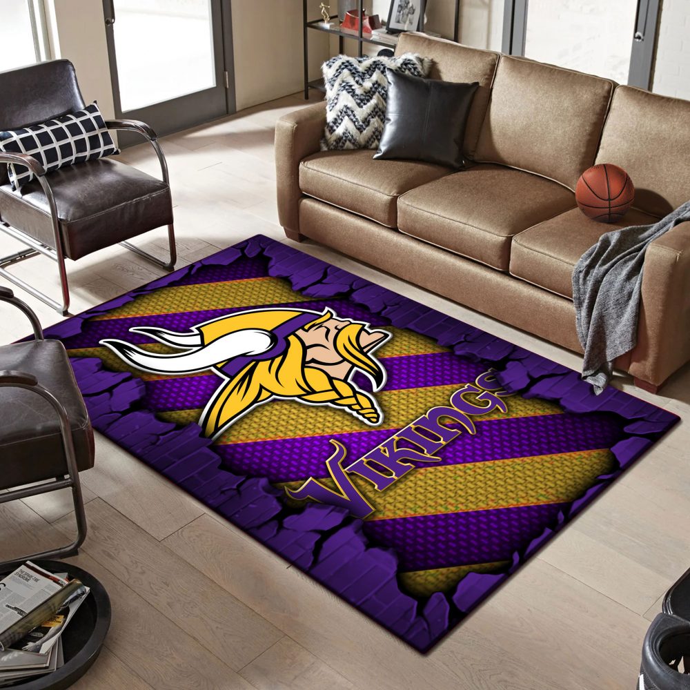 Minnesota Vikings DMHF0510 Multicolor Rug