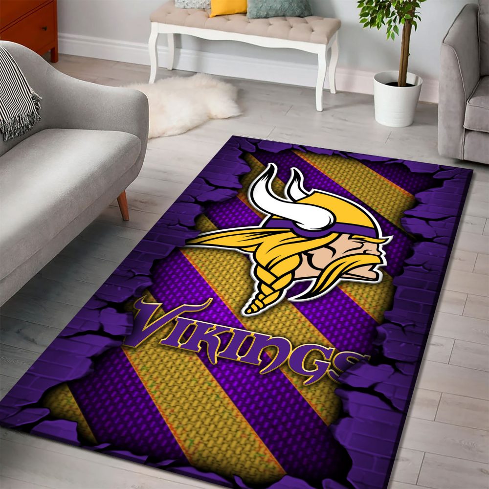 Minnesota Vikings DMHF0510 Multicolor Rug