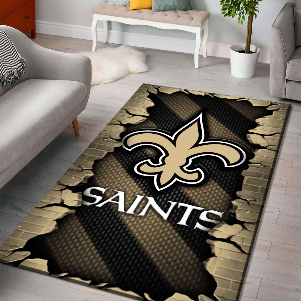 New Orleans Saints DMHF0512 Multicolor Rug