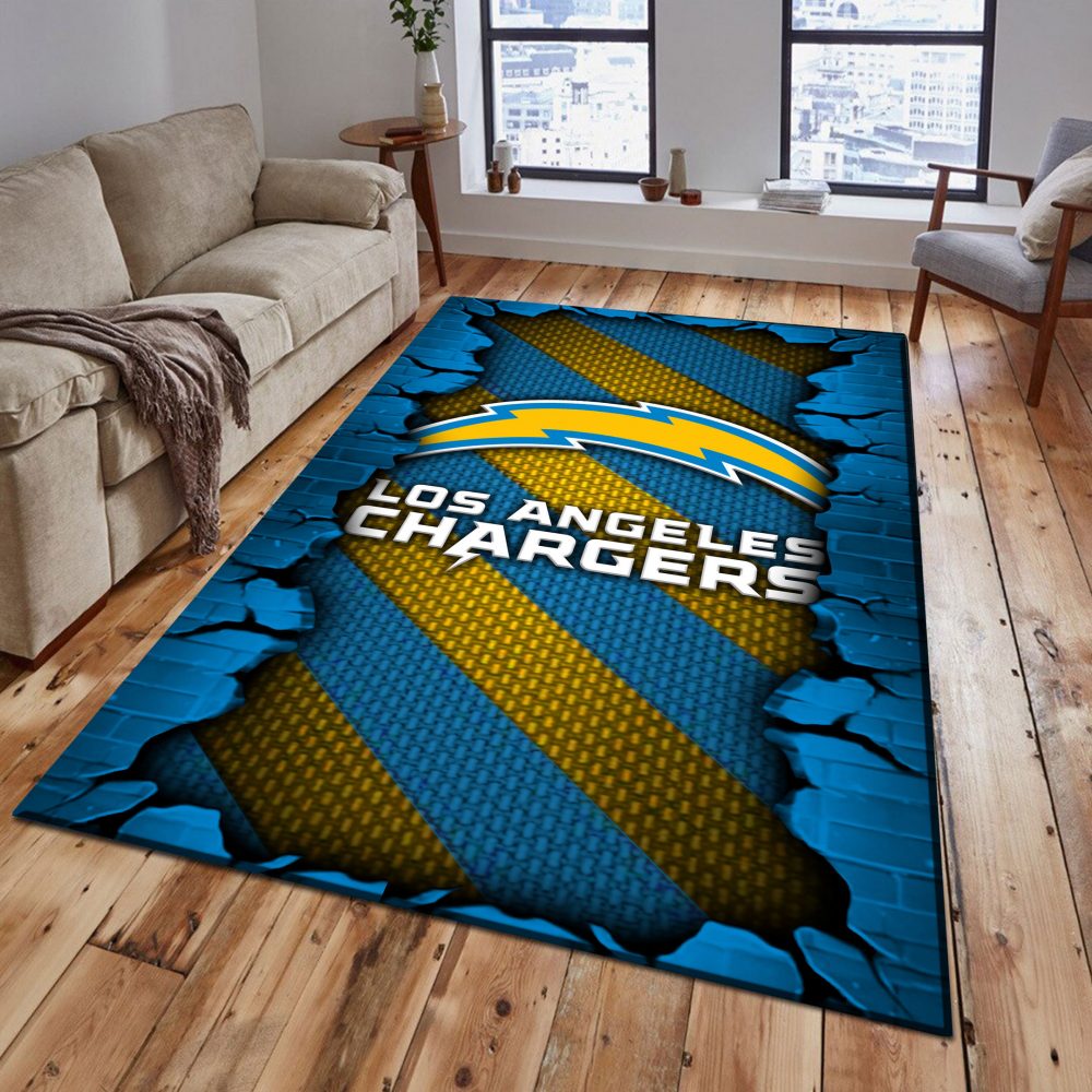 Los Angeles Chargers DMHF0507 Multicolor Rug