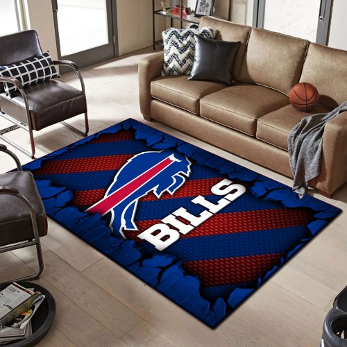 Buffalo Bills DMHF0493 Multicolor Rug