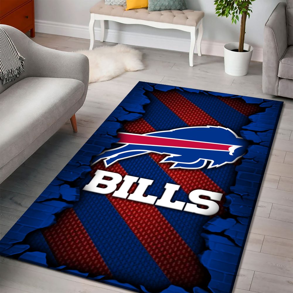 Buffalo Bills DMHF0493 Multicolor Rug