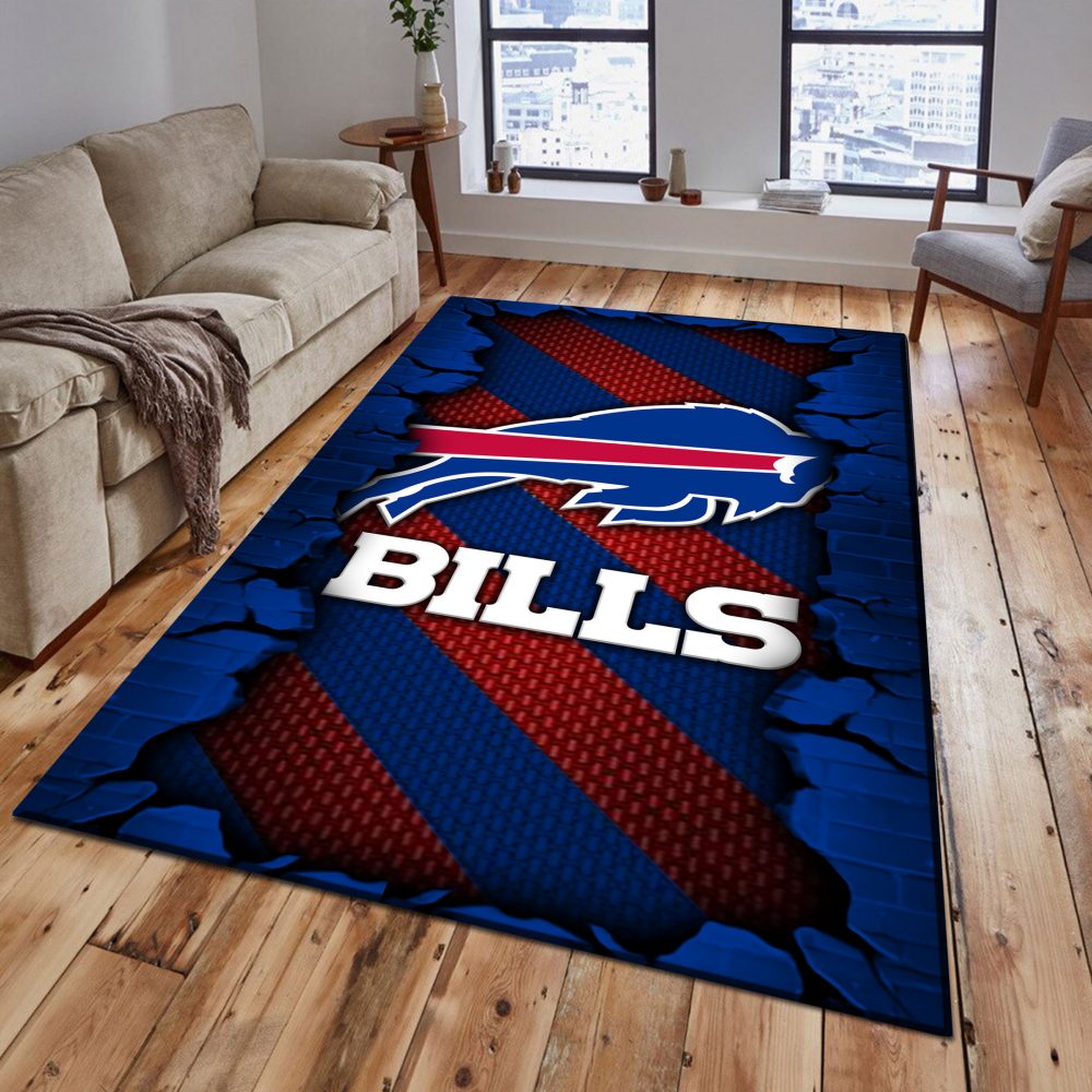 Buffalo Bills DMHF0493 Multicolor Rug