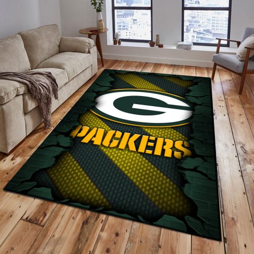 Green Bay Packers DMHF0501 Multicolor Rug