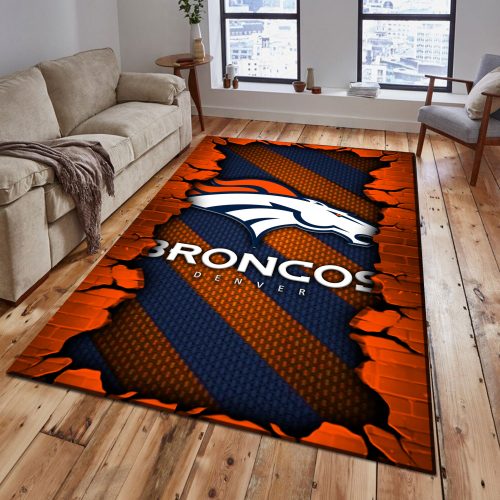 Denver Broncos DMHF0499 Multicolor Rug