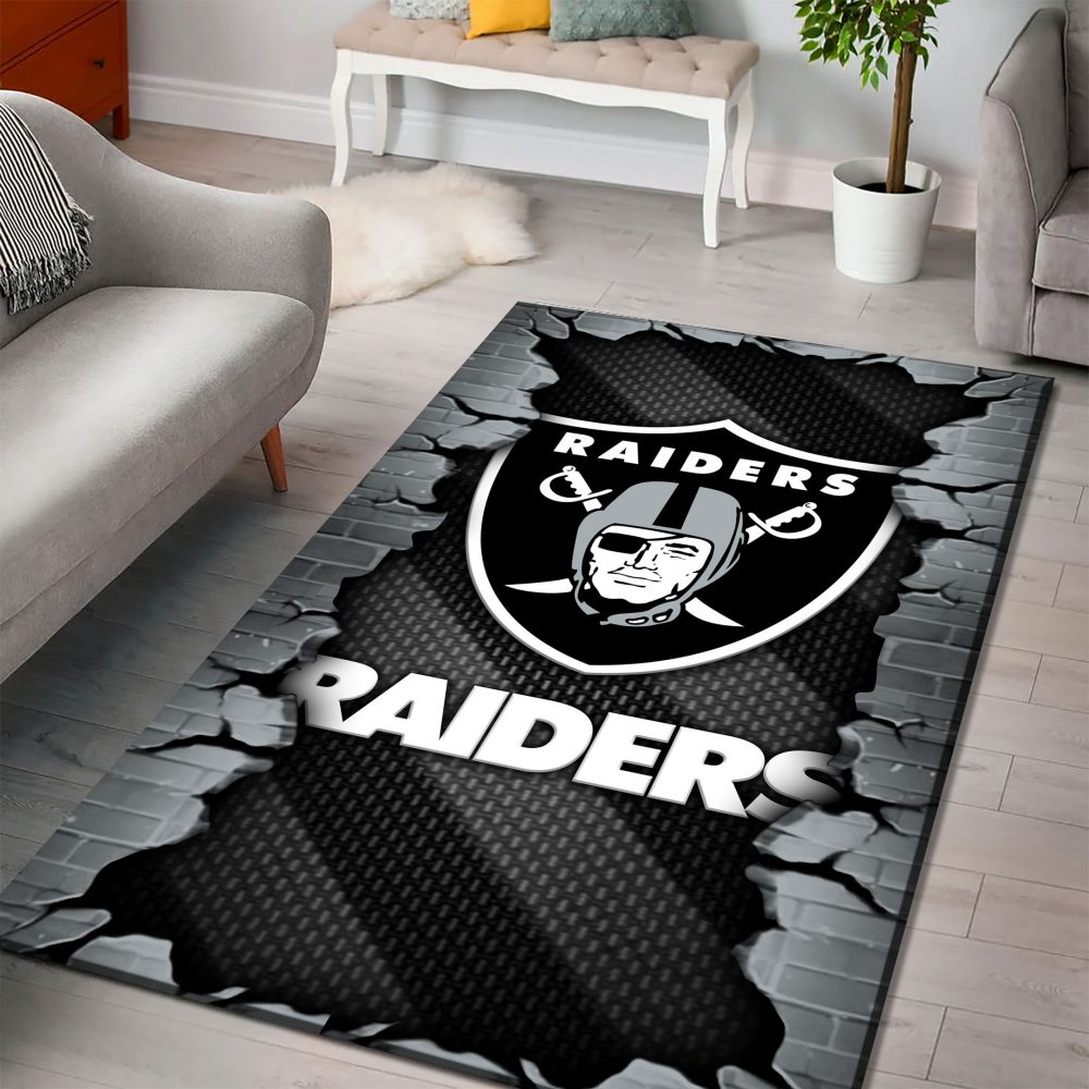 Las Vegas Raiders DMHF0506 Multicolor Rug