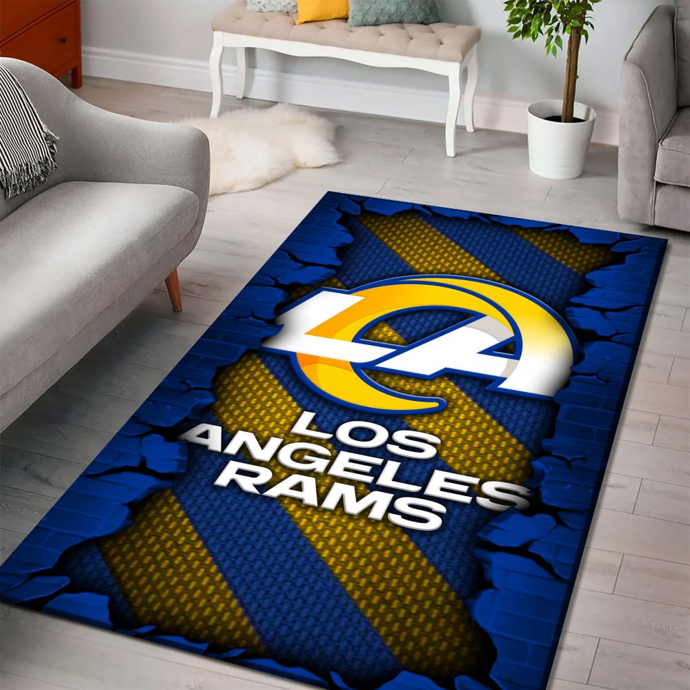 Los Angeles Rams DMHF0508 Multicolor Rug