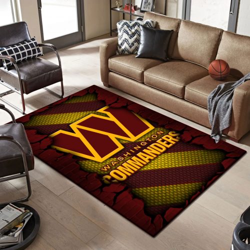 Washington Commanders DMHF0521 Multicolor Rug