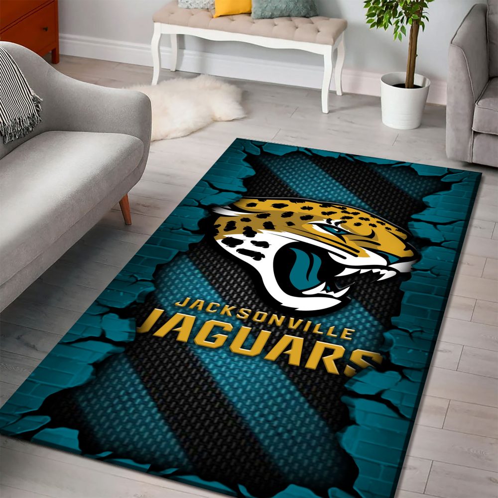 Jacksonville Jaguars DMHF0504 Multicolor Rug