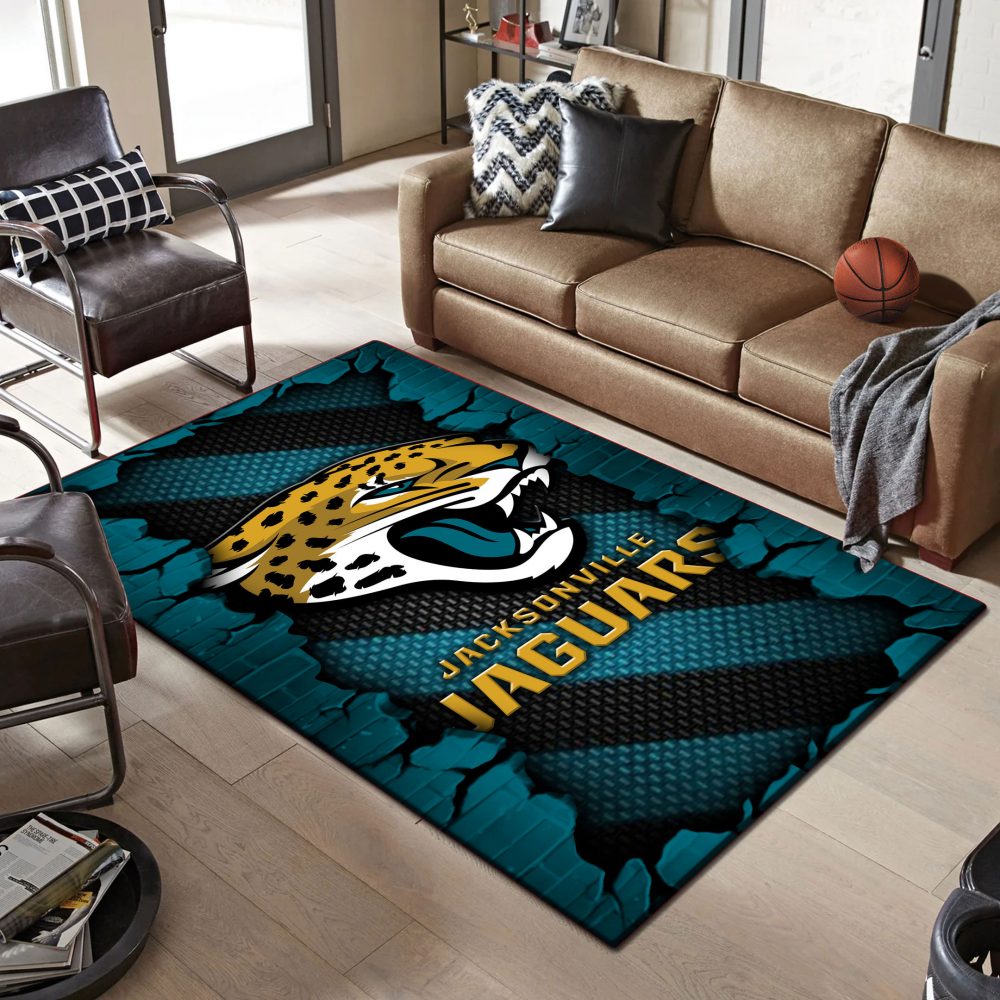 Jacksonville Jaguars DMHF0504 Multicolor Rug