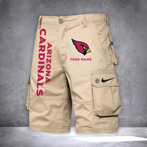 Cardinals Personalized Casual Cargo Shorts For Fans