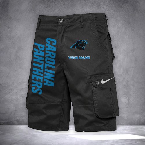 Panthers Personalized Casual Cargo Shorts For Fans