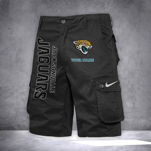 Jaguars Personalized Casual Cargo Shorts For Fans