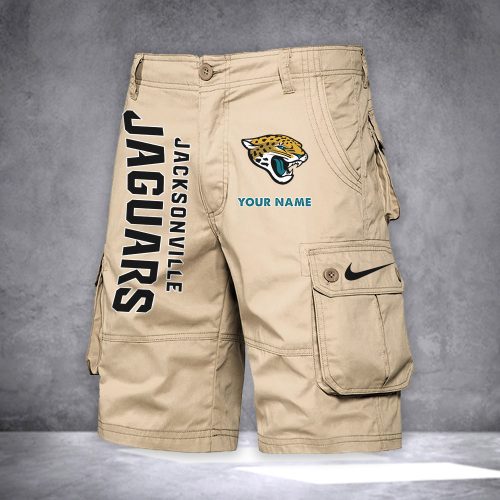 Jaguars Personalized Casual Cargo Shorts For Fans