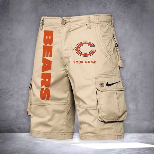 Bears Personalized Casual Cargo Shorts For Fans