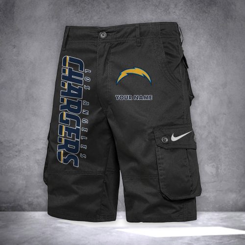 LA Chargers Personalized Casual Cargo Shorts For Fans