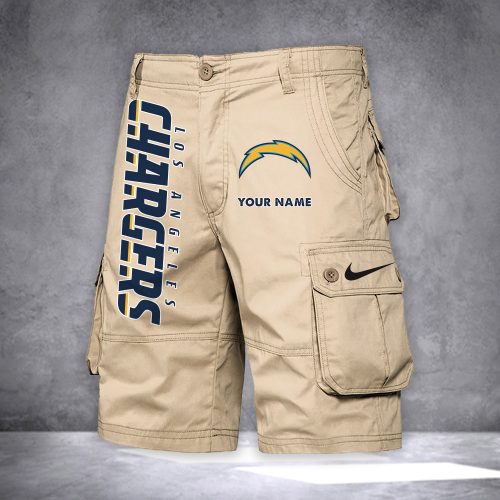 LA Chargers Personalized Casual Cargo Shorts For Fans