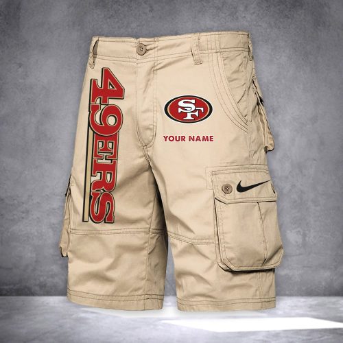 SF 49ers Personalized Casual Cargo Shorts For Fans