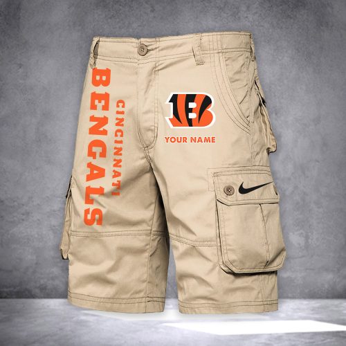 Bengals Personalized Casual Cargo Shorts For Fans