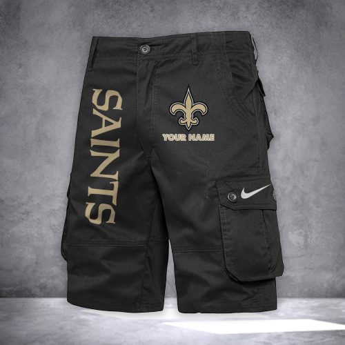 Saints Personalized Casual Cargo Shorts For Fans