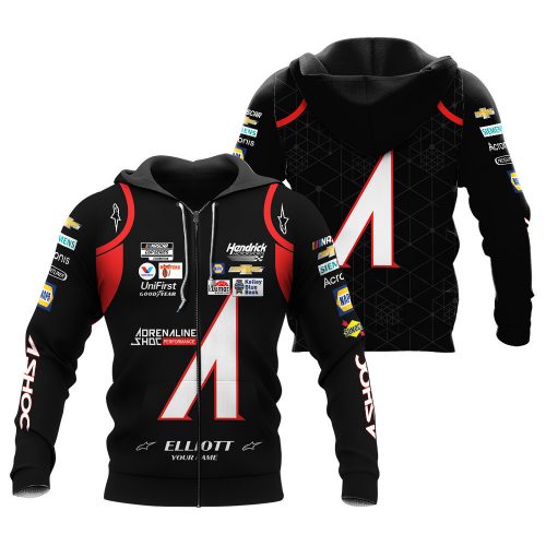 Chase Elliott | Premium Car Racing 3D Printed Apparels