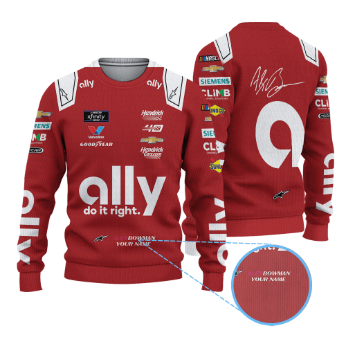 Alex Bowman | Premium Car Racing 3D Printed Apparels