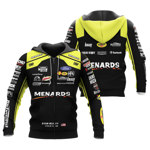 Ryan Blaney | Premium Car Racing 3D Printed Apparels