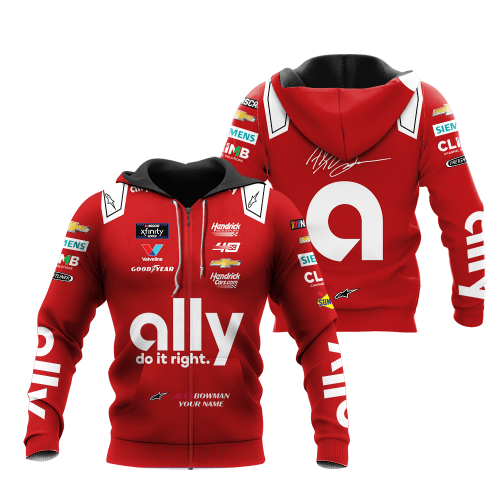 Alex Bowman | Premium Car Racing 3D Printed Apparels