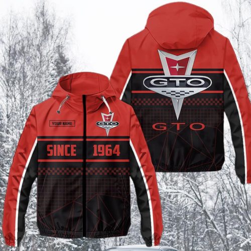 Pontiac GTO DMWP0055 Waterproof Jacket Multicolor