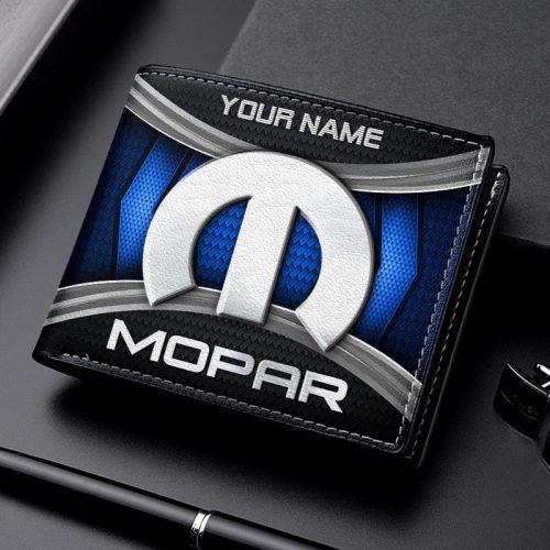 Mopar NNHD0885 3D Leather Wallet Multicolor
