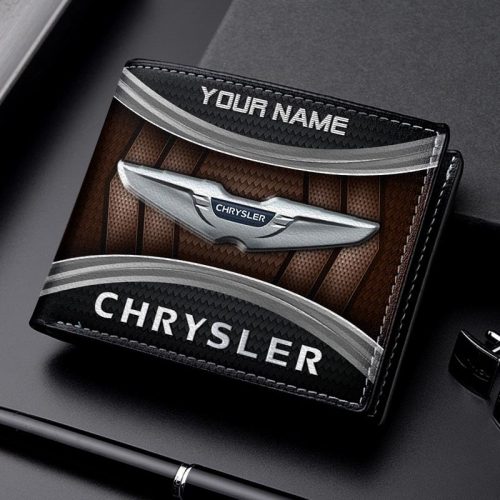 Chrysler NNHD0852 3D Leather Wallet Multicolor