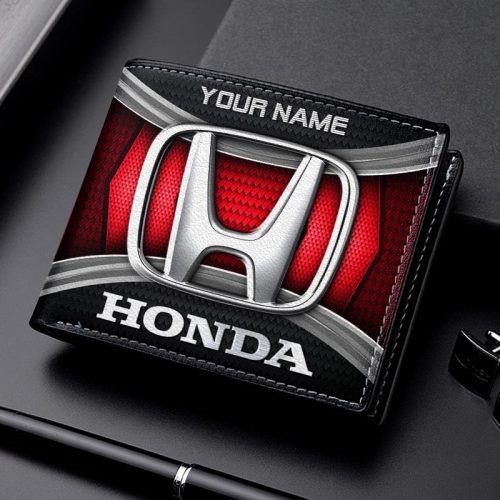Honda NNHD0867 3D Leather Wallet Multicolor