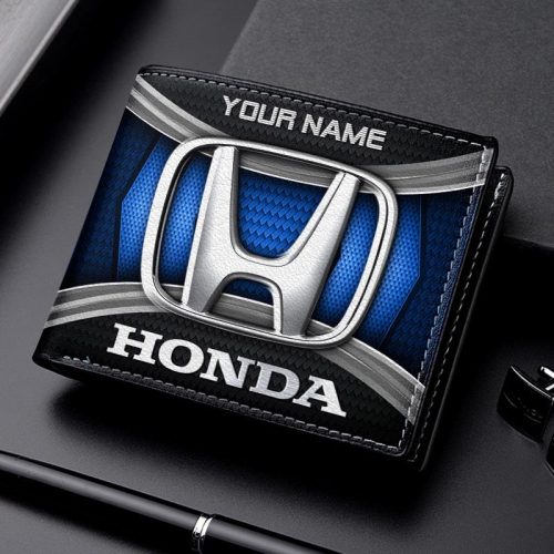 Honda NNHD0867 3D Leather Wallet Multicolor