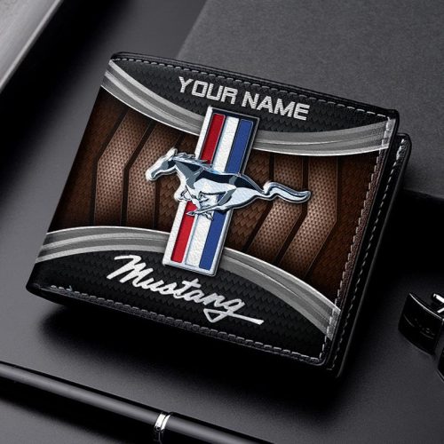 Ford-Mustang NNHD0862 3D Leather Wallet Multicolor